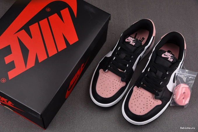 Reps BK cz0790-061 coral jordan air og low 1 bleached 1105